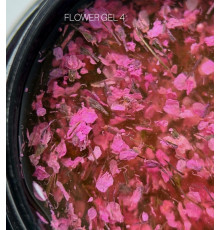 Гель с сухоцветами SAGA Flower Gel №4 розовый, 5 г