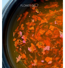 Гель с сухоцветами SAGA Flower Gel №7 оранжевый, 5г