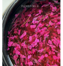 Гель с сухоцветами SAGA Flower Gel №9 малиновый, 5 г
