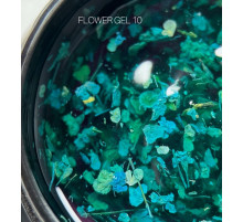 Гель з сухоцвітами SAGA Flower Gel №10 блакитний, 5 г