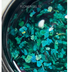 Гель с сушеницами SAGA Flower Gel №10 голубой, 5 г