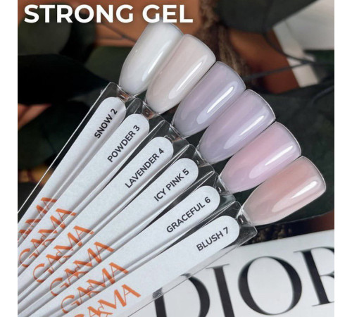 Гель стронг GaMa Strong Gel Graceful №06 розовый, 30 мл