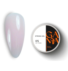 Гель стронг GaMa Strong Gel Icy Pink №05 нежный розовый, 30 мл