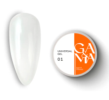 Гель универсальный GaMa Universal gel жидкий №01, прозрачный, 50 мл