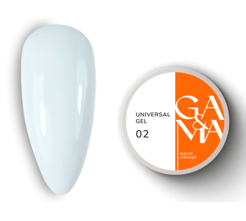 GaMa Universal gel liquid #02, cold white, 15 ml