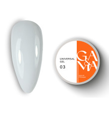 Universal gel GaMa Universal gel liquid No. 03, milky, 15 ml