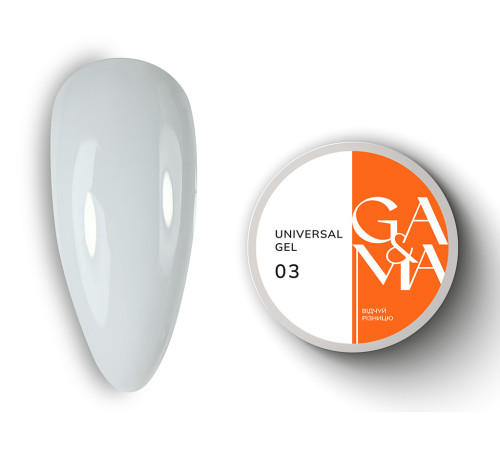 Universal gel GaMa Universal gel liquid No. 03, milky, 30 ml