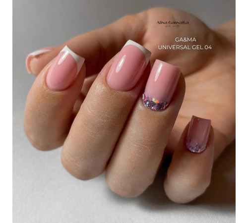 Universal gel GaMa Universal gel liquid #04, light nude, 15 ml