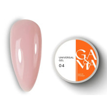 Universal gel GaMa Universal gel liquid #04, light nude, 30 ml
