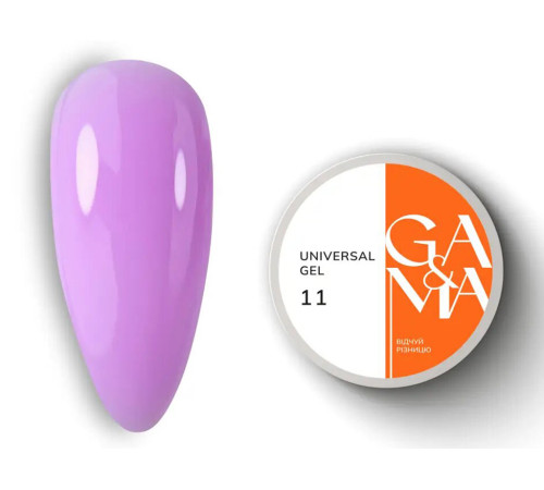 Universal gel GaMa Universal gel liquid No. 11, deep pink, 15 ml
