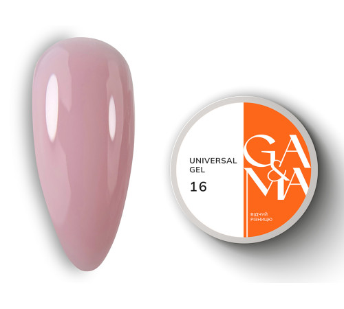 Universal gel GaMa Universal gel liquid No. 16, nude, 15 ml