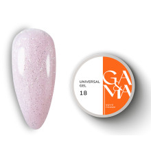 Universal gel GaMa Universal gel liquid No. 18, light pink, 15 ml