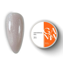 GaMa Universal gel liquid No. 21 cocoa with shimmer, 30 ml
