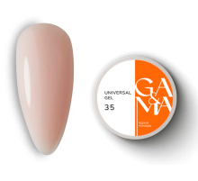 Universal gel GaMa Universal gel liquid No. 35, pastel peach, 30 ml