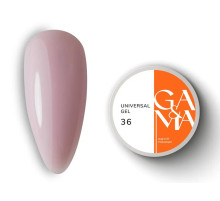 Universal gel GaMa Universal gel liquid No. 36, nude pink, 30 ml