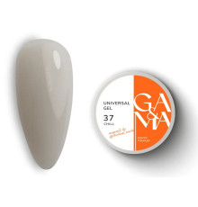 Universal gel GaMa Universal gel liquid No. 37 Chill, milky gray, 15 ml