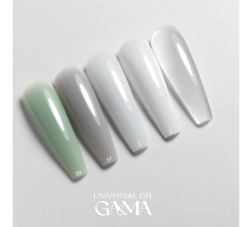 Universal gel GaMa Universal gel liquid No. 38 Relax, mint-milk, 15 ml
