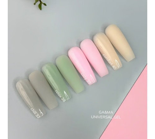 Universal gel GaMa Universal gel liquid #39 Cozy, marshmallow pink, 30 ml