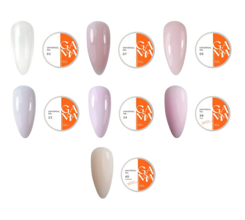 Гель універсальний GaMa Universal gel рідкий №40 Comfort, айворі, 50 мл