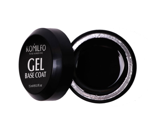 Гель-база Komilfo Gel Base Coat основа-коректор для гель-лаку, без пензлика, 15 мл