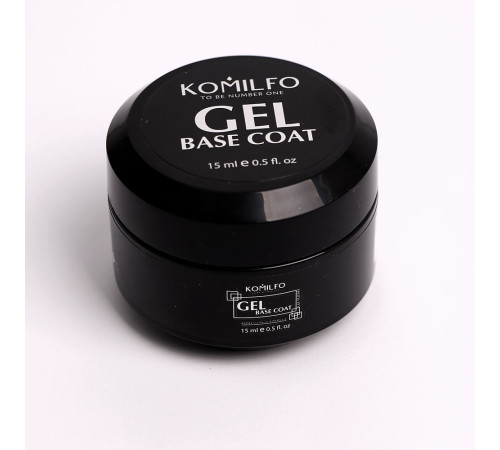 Гель-база Komilfo Gel Base Coat основа-коректор для гель-лаку, без пензлика, 15 мл