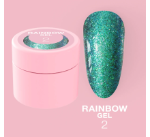 Гель-глитер Luna Rainbow Gel №2, 5 мл
