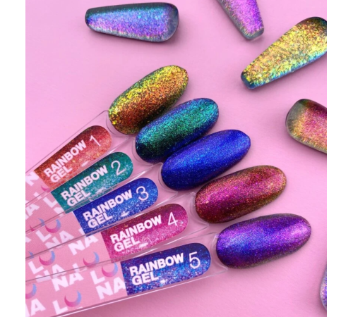 Гель-глітер Luna Rainbow Gel №2, 5 мл