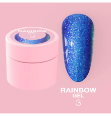 Гель-глитер Luna Rainbow Gel №3, 5 мл
