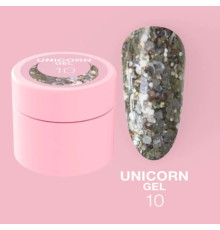 Гель-глитер Luna Unicorn Gel №10, 5 мл