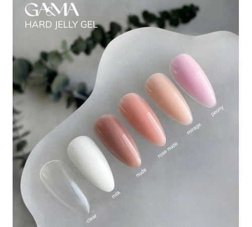 Гель-желе GaMa Hard Jelly gel Clear прозорий, 15 мл