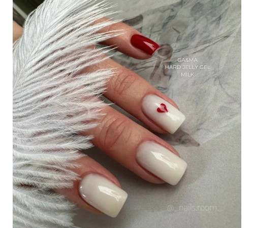 Гель-желе GaMa Hard Jelly gel Milk молочний, 30 мл