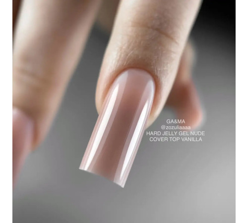 Гель-желе GaMa Hard Jelly gel Nude, нюд, 15 мл