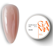 Гель-желе GaMa Hard Jelly gel Nude, нюд, 15 мл
