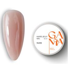 Гель-желе GaMa Hard Jelly gel Nude, нюд, 30 мл
