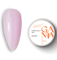 Гель-желе GaMa Hard Jelly gel Peony, 15 мл