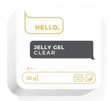 Гель-желе для нігтів HEYLOVE Jelly gel Clear, прозорий, 20 г