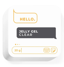 Гель-желе для ногтей HEYLOVE Jelly gel Clear, прозрачный, 20 г