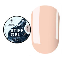 Гель-желе для нігтів Saga STIFF gel 04 Natural, натуральний, 15 мл