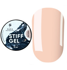 Гель-желе для ногтей Saga STIFF gel 04 Natural, натуральный, 15 мл
