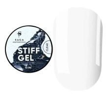 Гель-желе для нігтів Saga STIFF gel Clear, прозорий, 15 мл