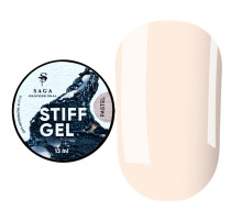 Гель-желе для нігтів Saga STIFF gel №02 Pastel, холодний беж, 15 мл