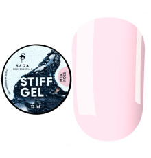 Гель-желе для ногтей Saga STIFF gel №03 Milk rose, молочная роза, 15 мл