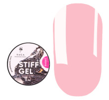 Saga STIFF gel nail polish №06 Barbie, pink, 15 ml