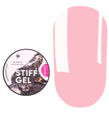 Гель-желе для ногтей Saga STIFF gel №06 Barbie, розовый, 15 мл