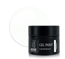 Гель-фарба Adore Gel Paint №01 White біла, 5 г