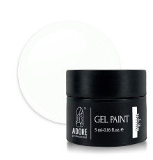 Гель-краска Adore Gel Paint №01 White белая, 5 г