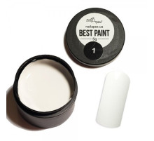 Гель-фарба Best Paint NailApex біла 5 г
