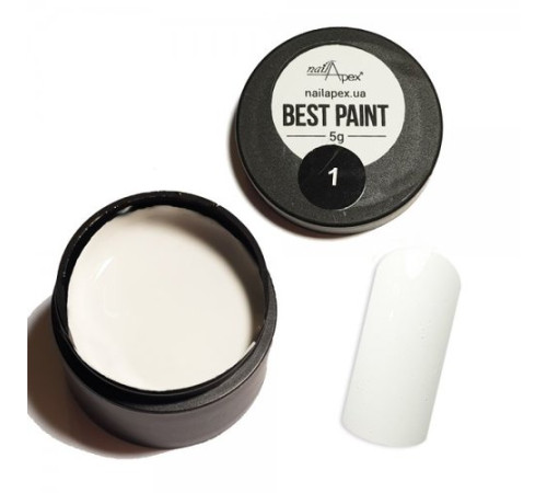 Gel-paint Best Paint NailApex white 5 g