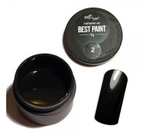Гель-фарба Best Paint NailApex чорна 5 г