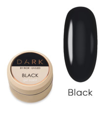 Гель-краска Dark Black gel paint черная, 5 мл